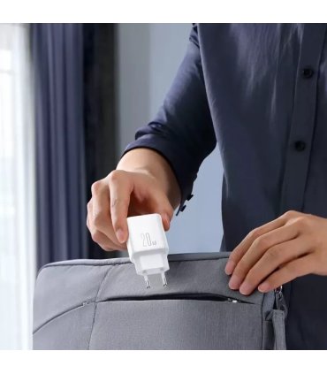 Ładowarka Joyroom USB-C PD 20W + Kabel Lightning 1m – Biała