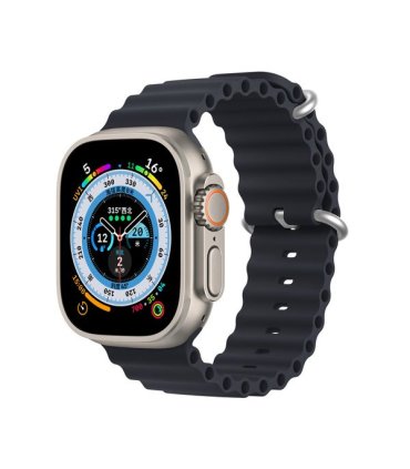 Pasek Dux Ducis OceanWave Szary – Apple Watch 45/44/42mm