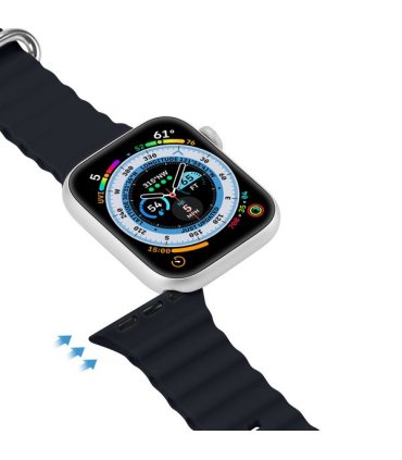 Pasek Dux Ducis OceanWave Szary – Apple Watch 45/44/42mm