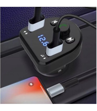 Transmiter FM XO BCC01 – 2x USB, muzyka + ładowanie