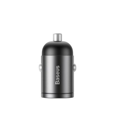 Baseus Tiny Star – mini ładowarka samochodowa 30W USB QC szara