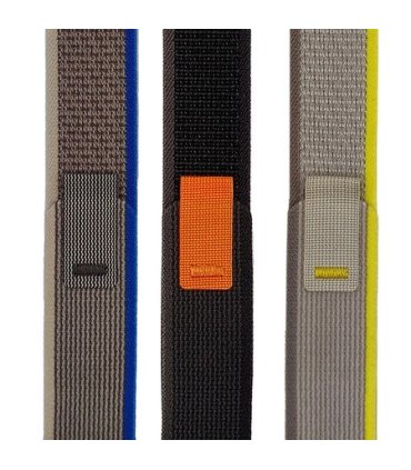 Pasek Trail z rzepem do Apple Watch 42–49 mm – Black-Orange