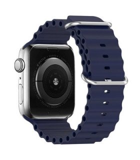 Pasek silikonowy Apple Watch 42–49 mm – granatowy