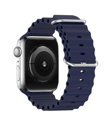 Pasek silikonowy Apple Watch 42–49 mm – granatowy