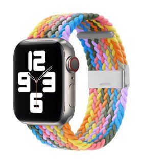 asek Pleciony Apple Watch 42–49 mm – Wzór 3 bransoletka