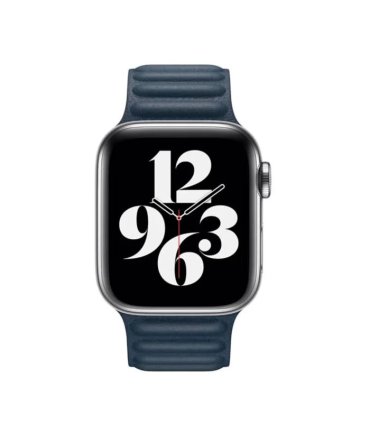 Pasek Apple Watch 38–40 mm – Skóra Baltic Blue