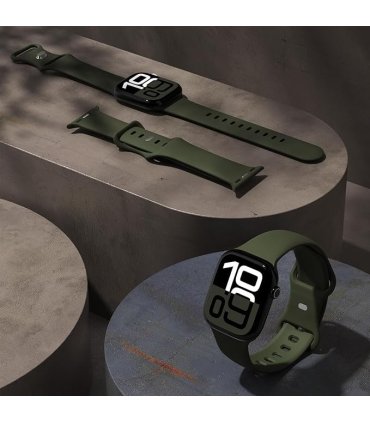 Pasek sportowy Apple Watch 38–49 mm – Wojskowa Zieleń