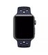 Pasek Nike Sport Band Apple Watch 38–40 mm – Granatowy/Czarny