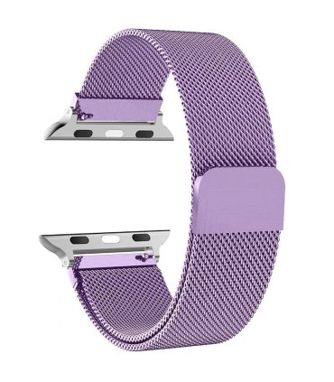 Pasek Milanese Loop fioletowy – Apple Watch 38/40 mm