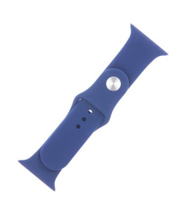 Pasek Silikonowy Granatowy – Apple Watch 42–45 mm