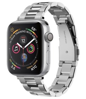 Spigen Modern Fit Srebrny – Apple Watch 42–49 mm
