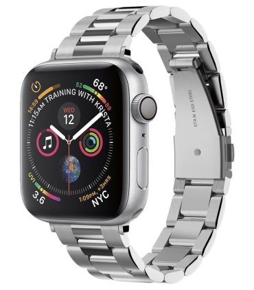Spigen Modern Fit Srebrny – Apple Watch 42–49 mm