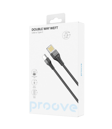 Proove Double Way Weft – Kabel Type-C 2.4A 1m