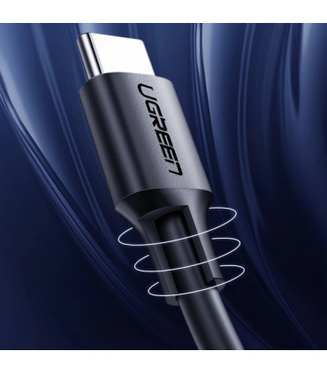 Ugreen USB 2.0 Type C – Kabel 0.5m (Czarny)