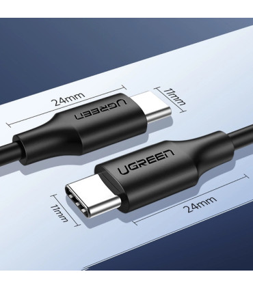 Ugreen USB 2.0 Type C – Kabel 0.5m (Czarny)