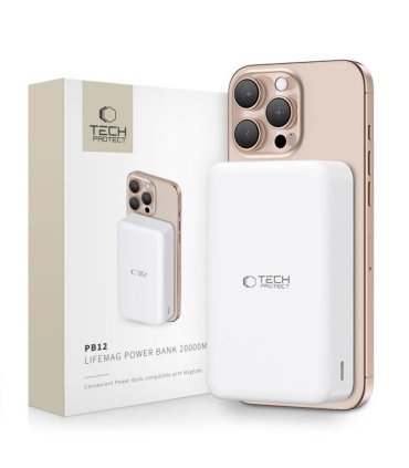 Powerbank Tech-Protect PB12 LifeMag – MagSafe 20000mAh