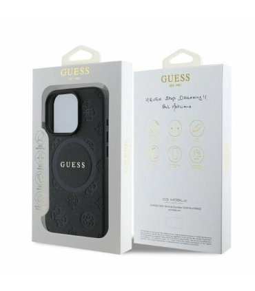 Etui Guess Saffiano Peony MagSafe – iPhone 16 Pro Max