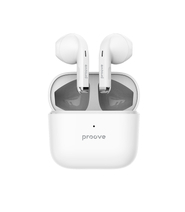 Słuchawki Proove Mainstream białe – 30h Hi-Fi stereo