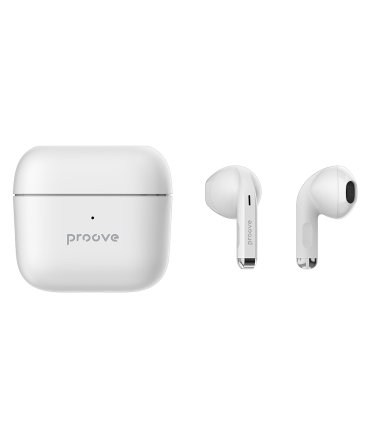 Słuchawki Proove Mainstream białe – 30h Hi-Fi stereo