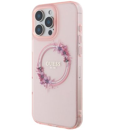 Etui Guess Hardcase Flowers Wreath – iPhone 16 Pro Max