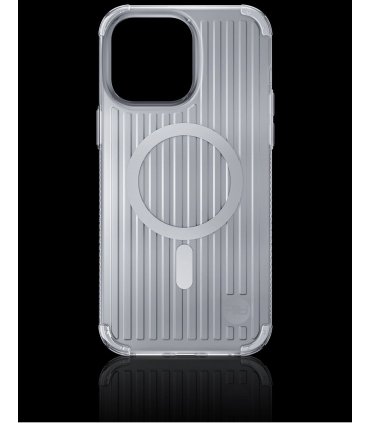 Etui Kingxbar Go Out MagSafe srebrne – iPhone 14 Pro