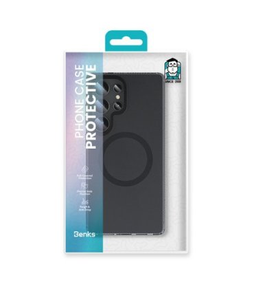 Etui Benks Lucid Armor S25 Ultra – MagSafe, Czarny