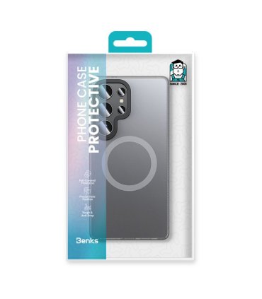 Etui Benks Lucid Armor S25 Ultra – MagSafe, Tytan