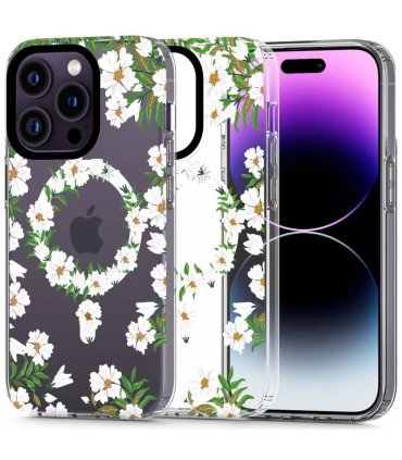 Etui TECH-PROTECT MagMood iPhone 13 Pro Max – Daisy