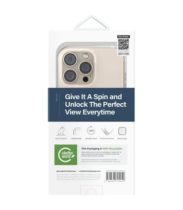 Etui UNIQ Swivix Złote iPhone 16 Pro Max – Kickstand