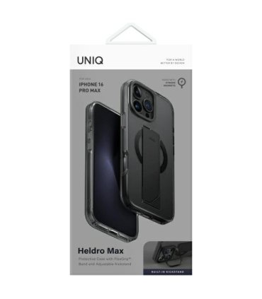 UNIQ Heldro Max MagClick iPhone 16 Pro Max – Czarny