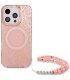 Guess Flowers Allover iPhone 16 Pro Max – Różowe MagSafe