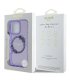 Guess Flowers Wreath Purple iPhone 16 Pro Max – Etui MagSafe