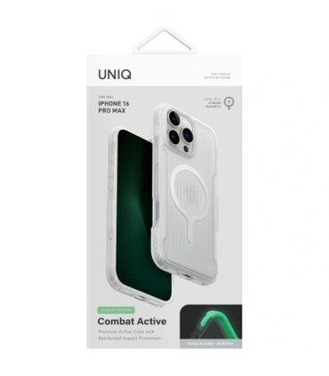 UNIQ Combat Active MagClick iPhone 16 Pro Max – Białe