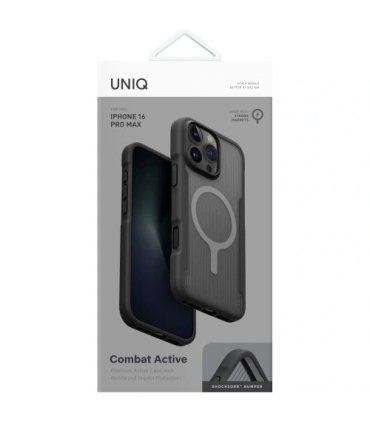 UNIQ Combat Active MagClick iPhone 16 Pro Max – Czarny