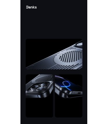 Benks Biliz Cooling MagSafe iPhone 16 Pro Max – Etui chłodzące