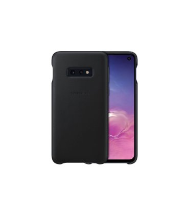 Skórzane Etui Galaxy S10e – Klasyczna Czerń