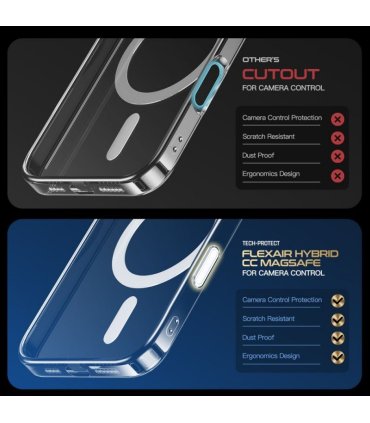 Tech‑Protect FlexAir Hybrid iPhone 16 Pro Max – Clear
