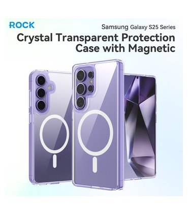 Rock Crystal Magnetic i Galaxy S25 Ultra – Clear