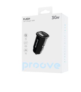 Proove Flash 30W Car Charger – Type‑C + USB