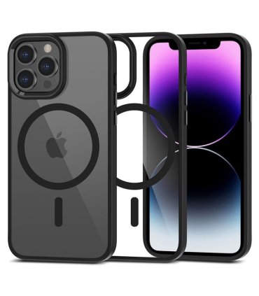 Tech‑Protect MagMat MagSafe iPhone 13 Pro Max – Black/Clear