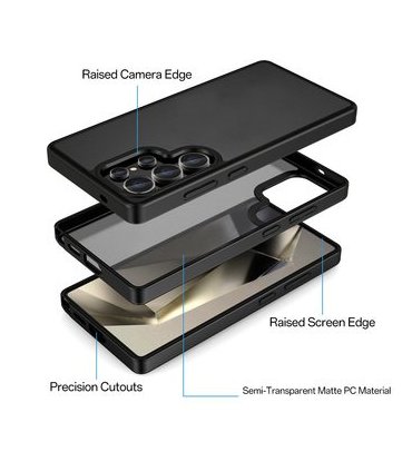 Rock Guard Touch Matte Galaxy S25 Ultra – Czarny