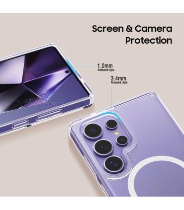 Tech‑Protect FlexAir Hybrid MagSafe S25 Ultra – Clear