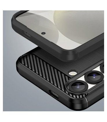 Futerał Carbon Samsung A16 4G/5G czarny – wytrzymały styl