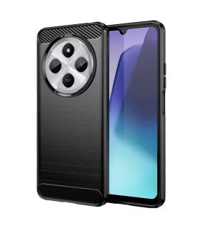 Futerał Carbon czarny do Xiaomi Redmi 14C – solidna ochrona