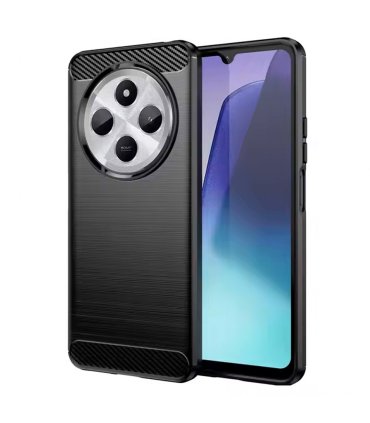 Futerał Carbon czarny do Xiaomi Redmi 14C – solidna ochrona