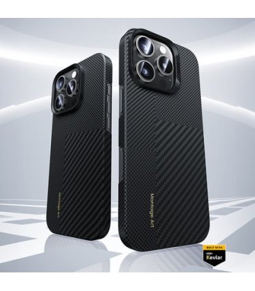 Benks Montage Armor Kevlar iPhone 16 Pro Max – MagSafe i PC Frame
