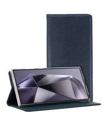Etui Smart Magneto Xiaomi 14T Pro granatowe – elegancja i funkcja stand