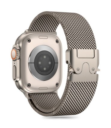 TECH‑PROTECT Milano Titanium – etui Apple Watch 44‑49 mm