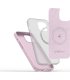 TECH‑PROTECT Silicone Pure MagSafe – iPhone 15 Różowa Perła