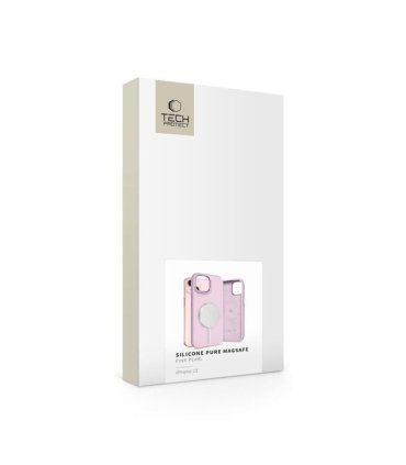 TECH‑PROTECT Silicone Pure MagSafe – iPhone 15 Różowa Perła